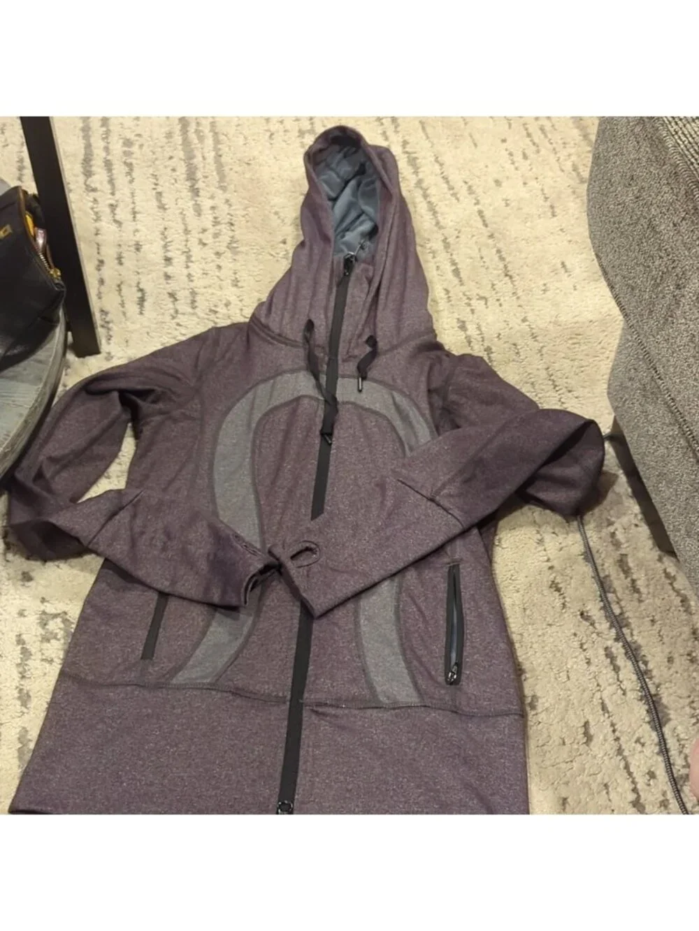 Lululemon Stride Jacket Heathered Wren / Grey